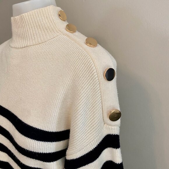 Happily Grey Mock Neck Sweater - Picture 5 of 6